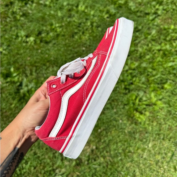 Vans Red & White Women’s Shoes - Picture 1 of 7